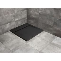 Radaway Teos C brodzik kwadratowy 90x90 cm czarny HTC9090-54
