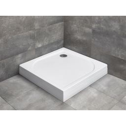 Radaway Delos C brodzik 90x90 cm kwadratowy z obudową biały 4C99170-03