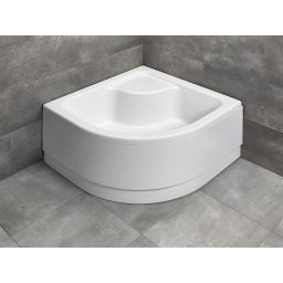 Radaway Indos A brodzik 80x80 cm półokrągły biały SIA8080-01