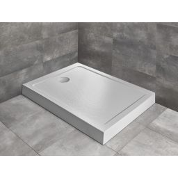 Radaway Doros F Compact brodzik prostokątny 160x80 cm stone white SDRFP1680-05-04S