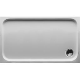 Outlet - Duravit D-Code brodzik 120x70 cm prostokątny biały 720094000000000