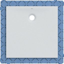 Geberit Olona brodzik kwadratowy 80x80 cm biały 550.900.00.1
