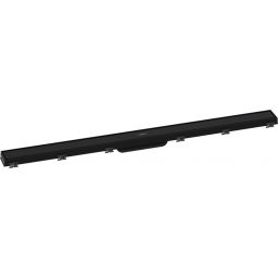 Zestaw Hansgrohe RainDrain Match  odpływ liniowy 100 cm czarny mat (56041670, 56020180)