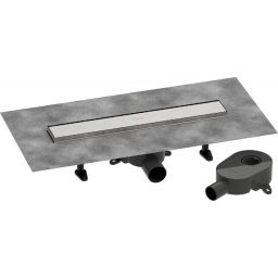 Hansgrohe RainDrain Go odpływ liniowy 50 cm kompletny stal szlachetna szczotkowana 56270800