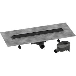 Hansgrohe RainDrain Go odpływ liniowy 60 cm kompletny czarny mat 56271670