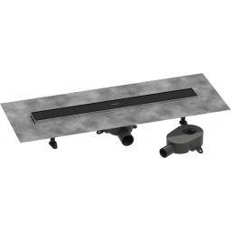 Hansgrohe RainDrain Go odpływ liniowy 70 cm kompletny czarny mat 56272670