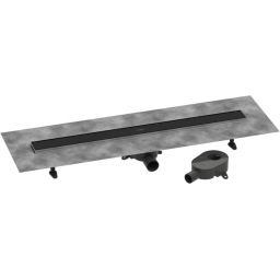 Hansgrohe RainDrain Go odpływ liniowy 90 cm kompletny czarny mat 56274670