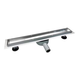 Hagser Iris odpływ prysznicowy liniowy 90 cm ruszt odwracalny stal nierdzewna szczotkowana HGR40000030