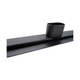 Hagser Iris Slim odpływ prysznicowy liniowy 60 cm ruszt odwracalny czarny mat HGR16000030