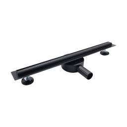 Hagser Iris Slim odpływ prysznicowy liniowy 60 cm ruszt odwracalny czarny mat HGR16000030