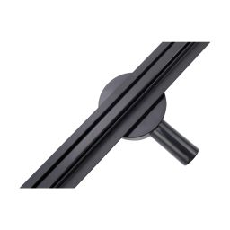 Hagser Iris Slim odpływ prysznicowy liniowy 60 cm ruszt odwracalny czarny mat HGR16000030
