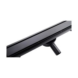 Hagser Iris odpływ prysznicowy liniowy 90 cm ruszt odwracalny czarny mat HGR15000030