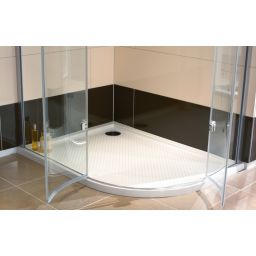 Hüppe Purano brodzik 90x90 cm półokrągły biały 202151.055