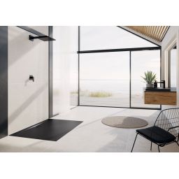 Kaldewei Superplan Zero brodzik 90x120 cm prostokątny z obniżonym nośnikiem ze styropianu model 1554-5 czarny mat 355447980676