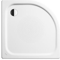 Kaldewei Zirkon brodzik 90x90 cm półokrągły model 604-1 z powierzchnią uszlachetnioną biały 456900013001