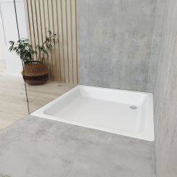 Kaldewei Sanidusch brodzik kwadratowy 80x80 cm biały 331000010001