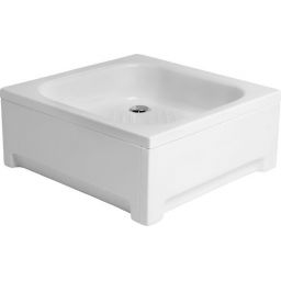 Polimat Karen brodzik kwadratowy 70x70 cm biały 00207