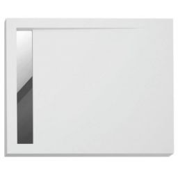 Polimat West New brodzik 110x90 cm prostokątny biały 00346