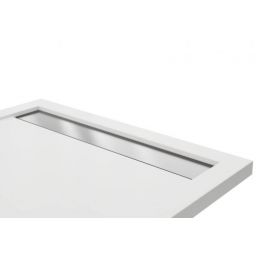 Polimat West New ruszt brodzikowy 75,5 cm stal nierdzewna szczotkowana 00356