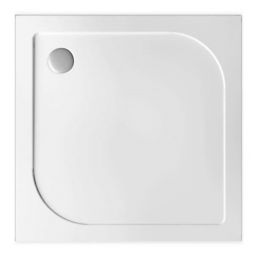 Polimat Tenor brodzik 80x80 cm kwadratowy biały 00402