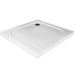 Polimat Tenor brodzik 80x80 cm kwadratowy biały 00402