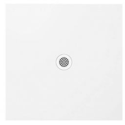 Polimat Fresco brodzik 90x90 cm kwadratowy biały połysk 00449