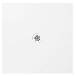 Polimat Fresco brodzik 90x90 cm kwadratowy biały mat 00450