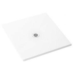 Polimat Fresco brodzik 90x90 cm kwadratowy biały mat 00450