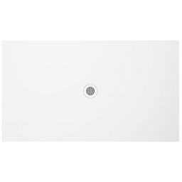 Polimat Fresco brodzik 90x80 cm prostokątny biały połysk 00453