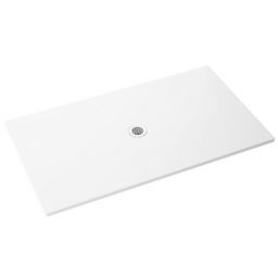 Polimat Fresco brodzik 90x80 cm prostokątny biały połysk 00453