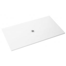 Polimat Fresco brodzik 120x80 cm prostokątny biały połysk 00455
