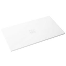 Polimat Perfetto brodzik 140x80 cm prostokątny biały połysk 00463