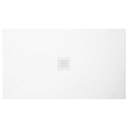 Polimat Perfetto brodzik 140x80 cm prostokątny biały mat 00464