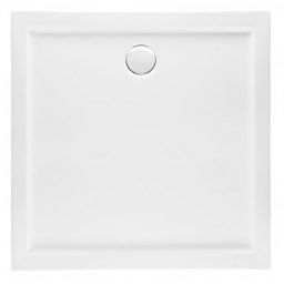 Polimat Goliat brodzik 80x80 cm kwadratowy biały 00492