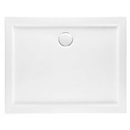 Polimat Goliat brodzik 90x80 cm prostokątny biały 00598