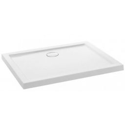 Polimat Goliat brodzik 90x80 cm prostokątny biały 00598