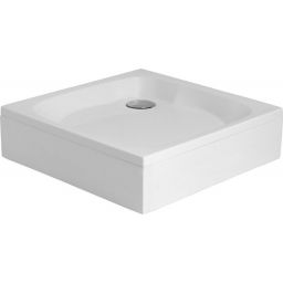 Polimat Nowy Styl brodzik 80x80 cm kwadratowy biały 00611