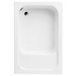 Polimat Roni brodzik 120x80 cm prostokątny biały 00683