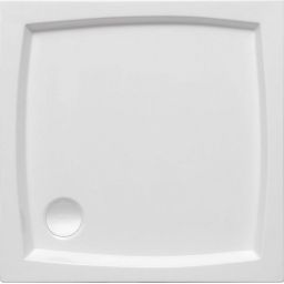 Polimat Patio brodzik 80x80 cm kwadratowy biały 00734