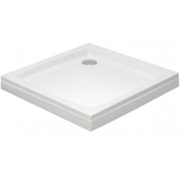 Polimat Patio brodzik 80x80 cm kwadratowy biały 00734