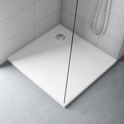 Polimat Geos brodzik 100x100 cm kwadratowy biały 00426