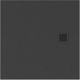 New Trendy Mori brodzik 90x90 cm kwadratowy szary B-0395