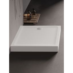New Trendy Mild brodzik prostokątny 90x80 cm biały B-0611