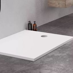 New Trendy Nex brodzik prostokątny 90x80 cm biały B-0456