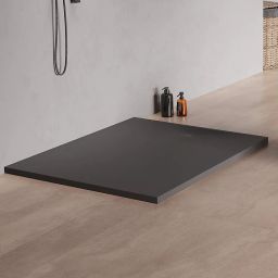 New Trendy Nex Shade brodzik 120x90 cm prostokątny antracyt B-0509