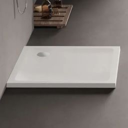 New Trendy Mild brodzik 90x90 cm kwadratowy biały B-0626