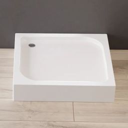 New Trendy Domio brodzik 90x90 cm kwadratowy biały B-0348