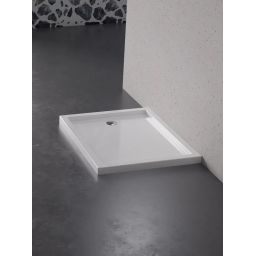 New Trendy New Cantare brodzik 140x80 cm prostokątny biały B-0446