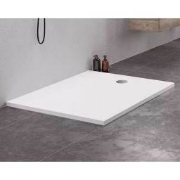 New Trendy Nex brodzik prostokątny 90x80 cm biały B-0456