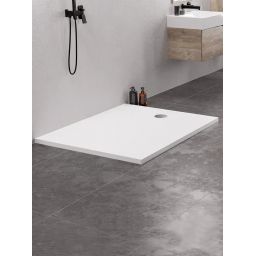 New Trendy Nex brodzik prostokątny 120x80 cm biały B-0461